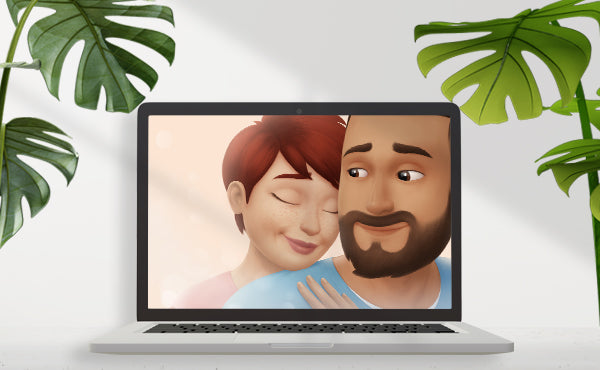 Fond d'écran personnalisé gratuit "Mon Amour" pour ordinateur