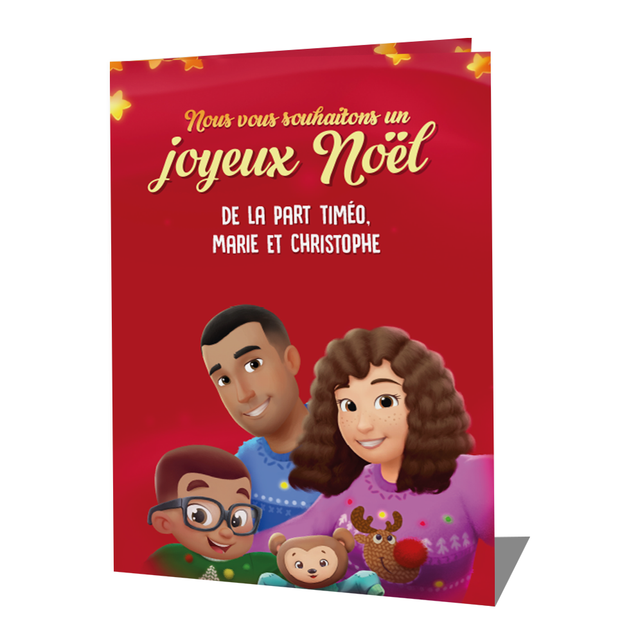 Joyeux Noël, de la part de Maëva, Lauriane et Johan