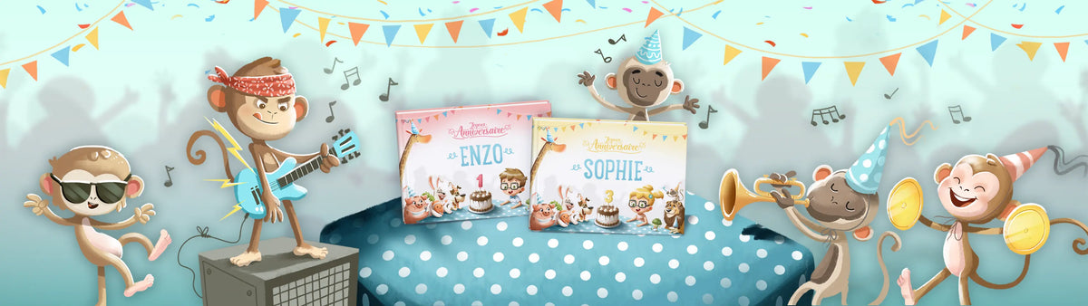 Livres d'anniversaire personnalisés pour tous
