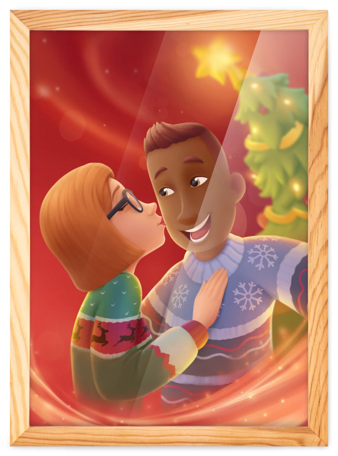 Portrait de Noël avec votre amoureux