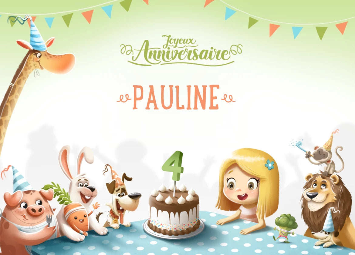 Joyeux 4ème anniversaire, Pauline