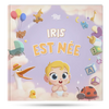Couverture du livre pour les bébés, le cadeau idéal pour les baby showers ou la naissance d'un enfant.
