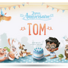 Ce livre d'anniversaire est personnalisé et plaira aux enfants. Ils garderont ce cadeau d'anniversaire très longtemps.