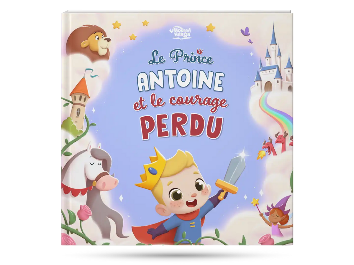 Couverture du meilleur livre personnalisé pour enfants sur les princes.