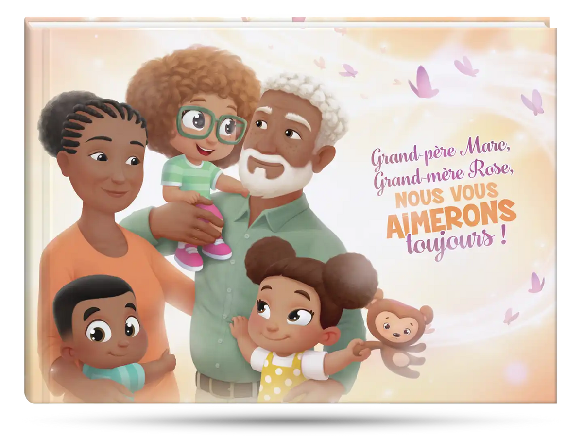 Ceci est la meilleure idée de cadeau pour la fête des grands-mères : un livre pour la famille et les petits enfants.