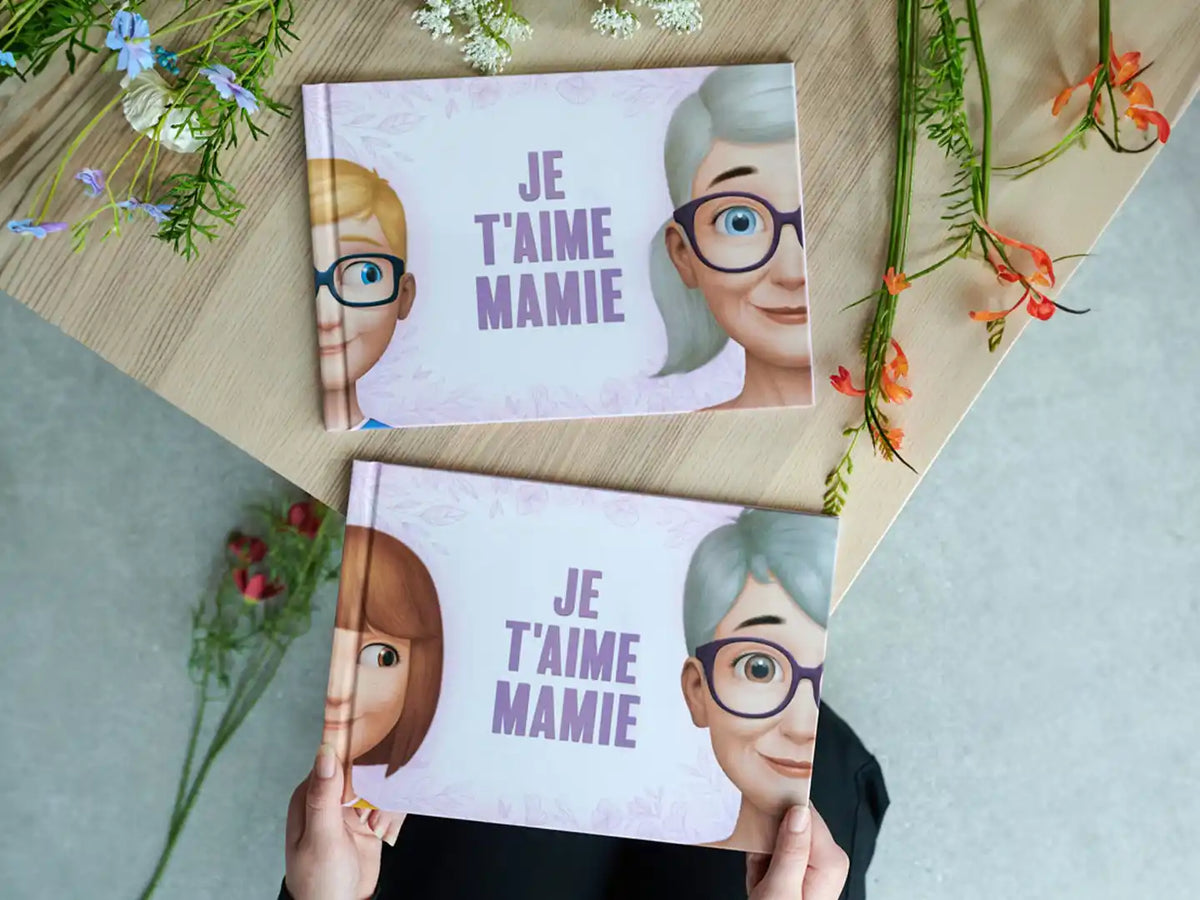 Le livre personnalisé pour grand-mère peut être personnalisé comme le cadeau le plus mignon qui surprendra grand-mère.
