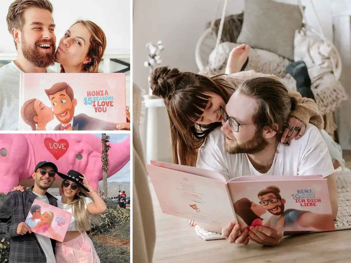 Plus de 500.000 exemplaires de ce livre personnalisé pour la Saint-Valentin vendus dans le monde. C'est le meilleur cadeau d'amour pour les couples !
