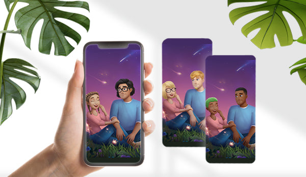 Fond d'écran personnalisé gratuit "Mon Amour"