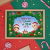 Boîte-cadeau de coloriage de Noël