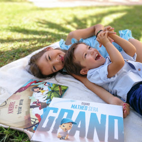 Un livre personnalisé parfait pour les enfants et avec une histoire pleine d'aventures.