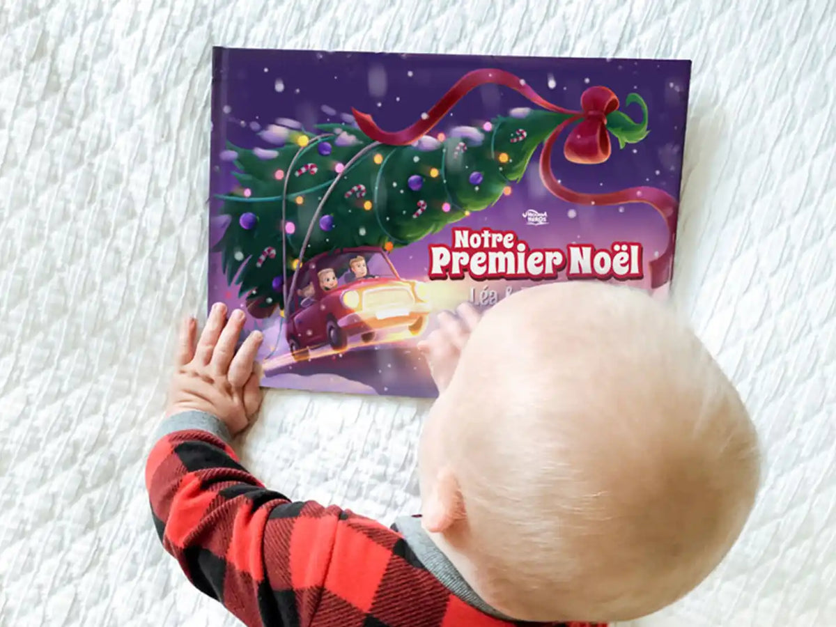 Un livre personnalisé Premier Noël est un excellent cadeau de Noël pour papa.