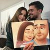 Livre d'amour de la Saint-Valentin pour un couple.