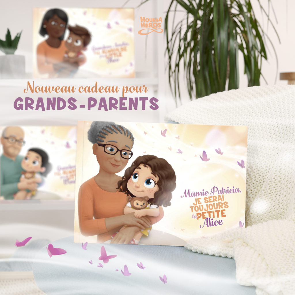 Un livre personnalisé pour les grands-parents est là ! - Hourra Heros
