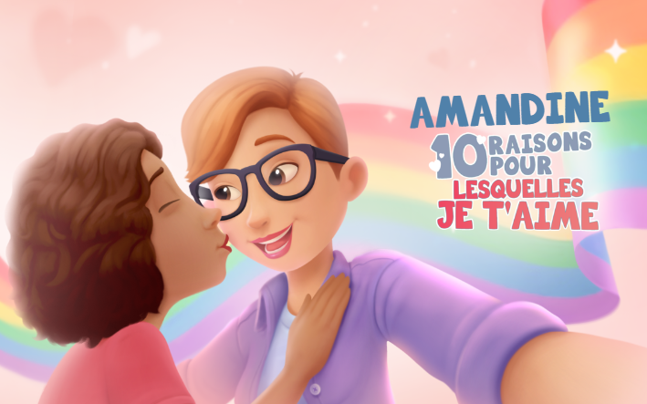 Version LGBT du cadeau personnalisé pour les couples pour la Saint-Valentin - Hourra Héros