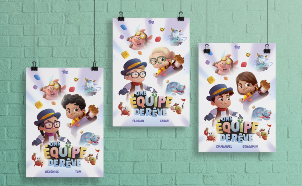 Illustration des posters / affiches pour enfants de chez Hourra Héros. Produits gratuits !